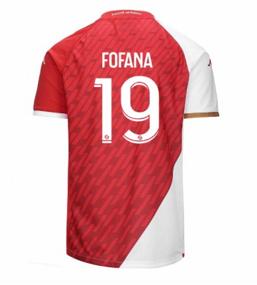 AS Monaco Youssouf Fofana #19 Replika Hjemmebanetrøje 2023-24 Kortærmet